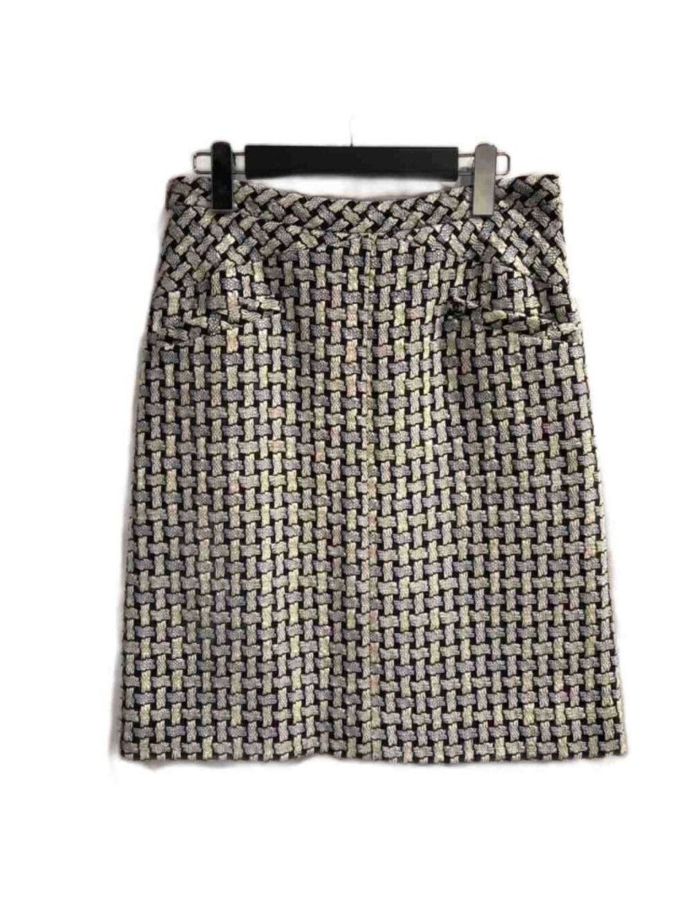 Chanel Tweed Skirt Beige